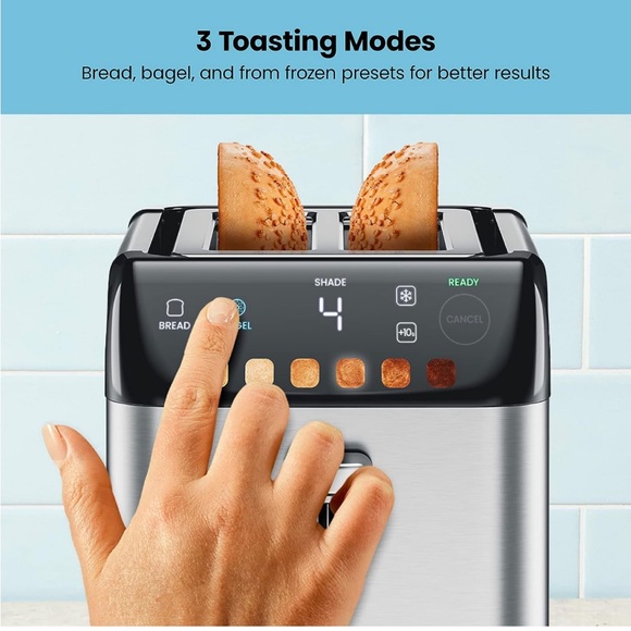 Details
 Chefman
Color Smart Touch Digital 2 Slice Toaster. 
Brand New. - Picture 3 of 7